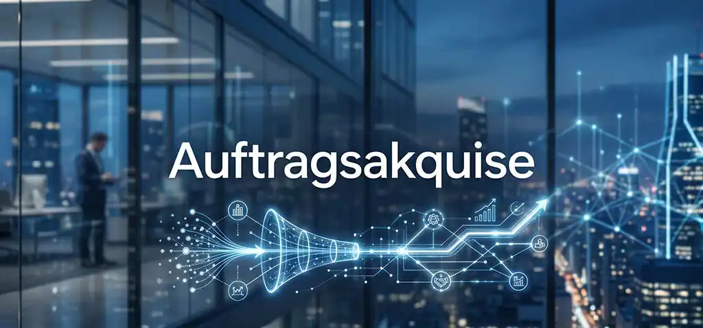 Beitragsbild: Auftragsakquise — ameax Blog
