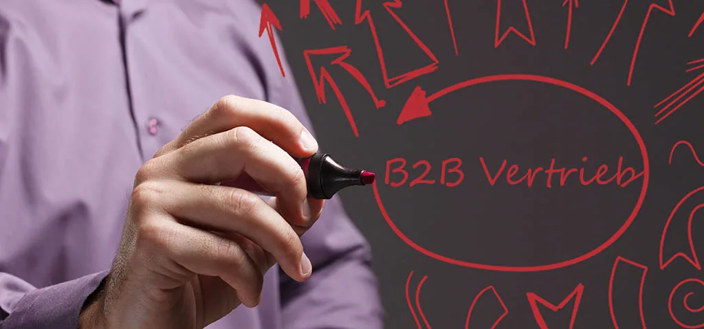 Beitragsbild: B2B Vertrieb — ameax Blog