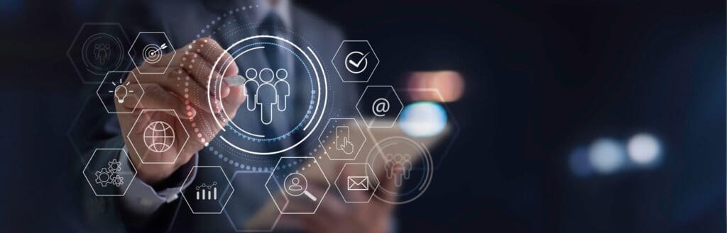 Beitragsbild: CRM Datenbank — ameax Blog