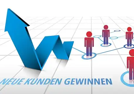 Beitragsbild: Neue Kunden gewinnen — ameax Blog