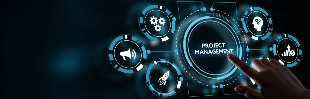 Beitragsbild: Projektmanagement Phasen — ameax Blog