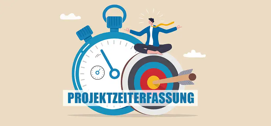 Beitragsbild: Projektzeiterfassung — ameax Blog