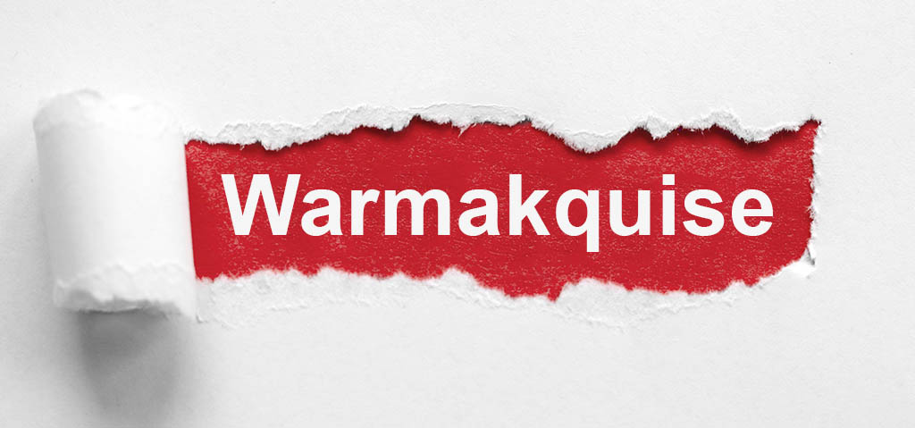 Beitragsbild: Warmakquise — ameax Blog