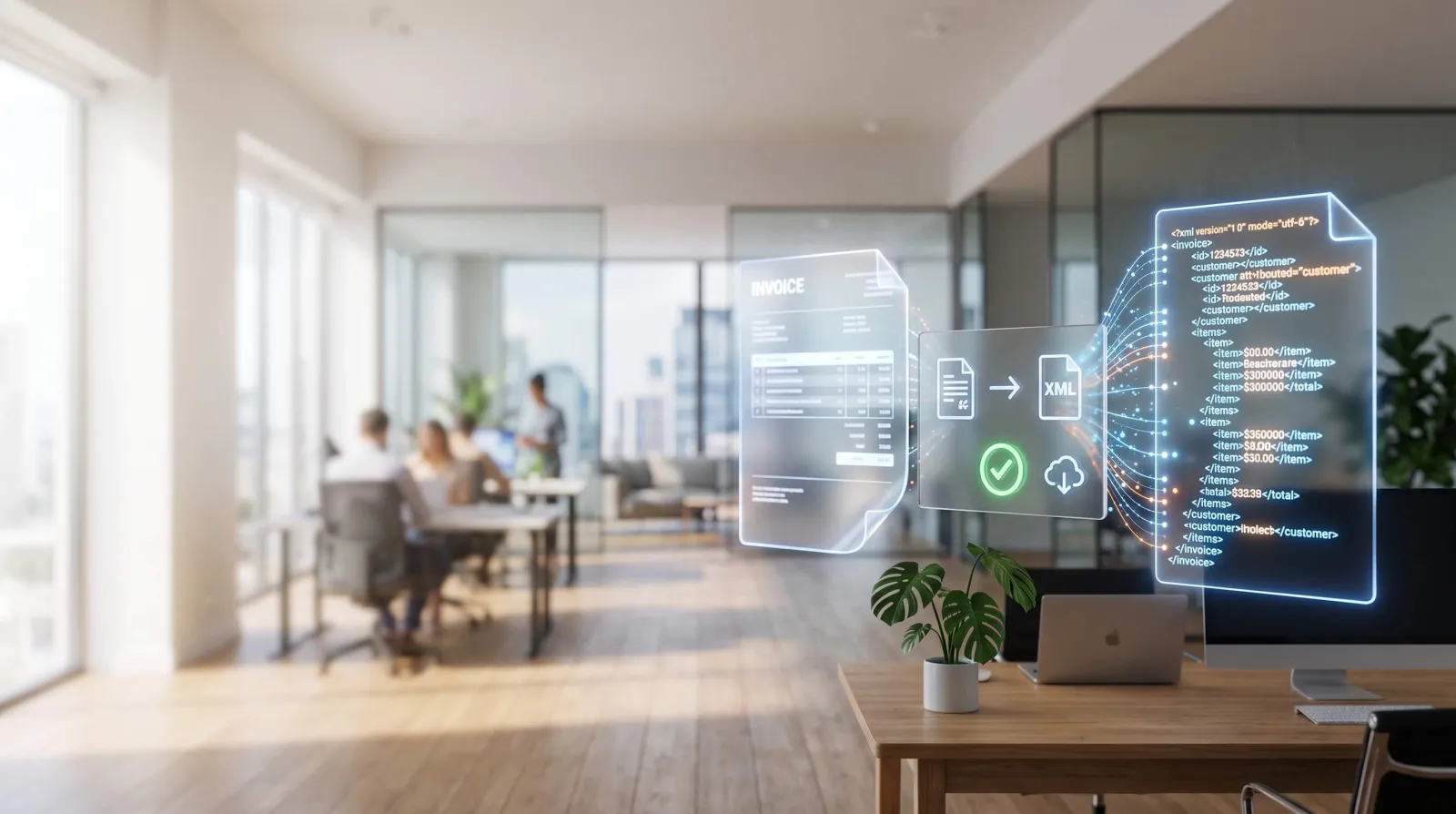 Beitragsbild: XRechnung 3.0 im XML-Download — ameax News