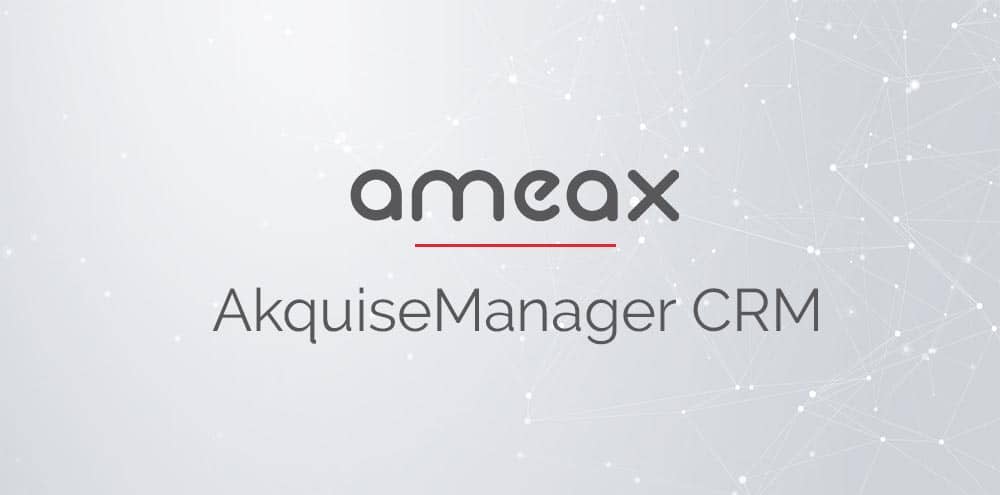 Logo AkquiseManager CRM — Schnittstelle für ameax