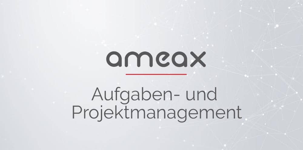 Logo Aufgabenmanagement — Schnittstelle für ameax