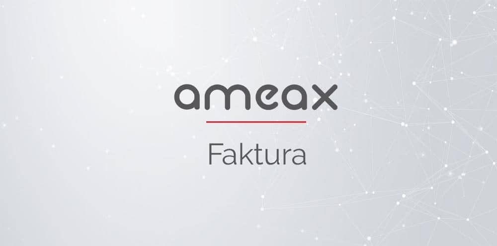 Logo Faktura — Schnittstelle für ameax