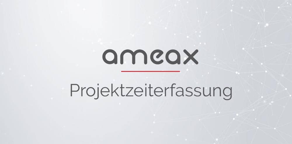 Logo Projektzeiterfassung — Schnittstelle für ameax
